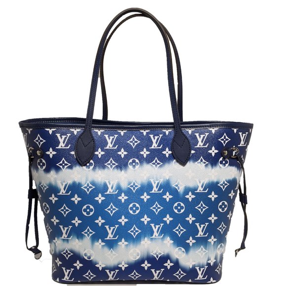 SOLD Louis Vuitton Escale Neverfull MM Bleu - Picture 3 of 8